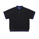 Retro Summer Zipper Short Sleeve