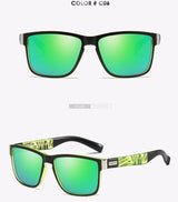 DUBERY Brand Design Polarized Sunglasses Men Driver Tints Male Vintage Sun Glasses For Men Spool Mirror Summer UV400 Oculos