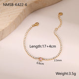 Titanium Steel Bracelet Inlaid Zircon Sweet