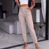 Fashionable Versatile Women's Striped Casual Pants
