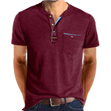 Men's Short-sleeved T-shirt Casual Crew Neck Top