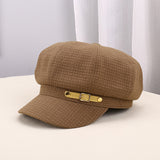 Women's Outdoor Warm Sunshade Pleated Octagonal Hat