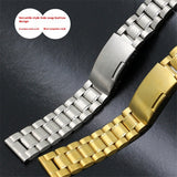 Watch Strap 22mm Five Beads Solid Stainless Steel