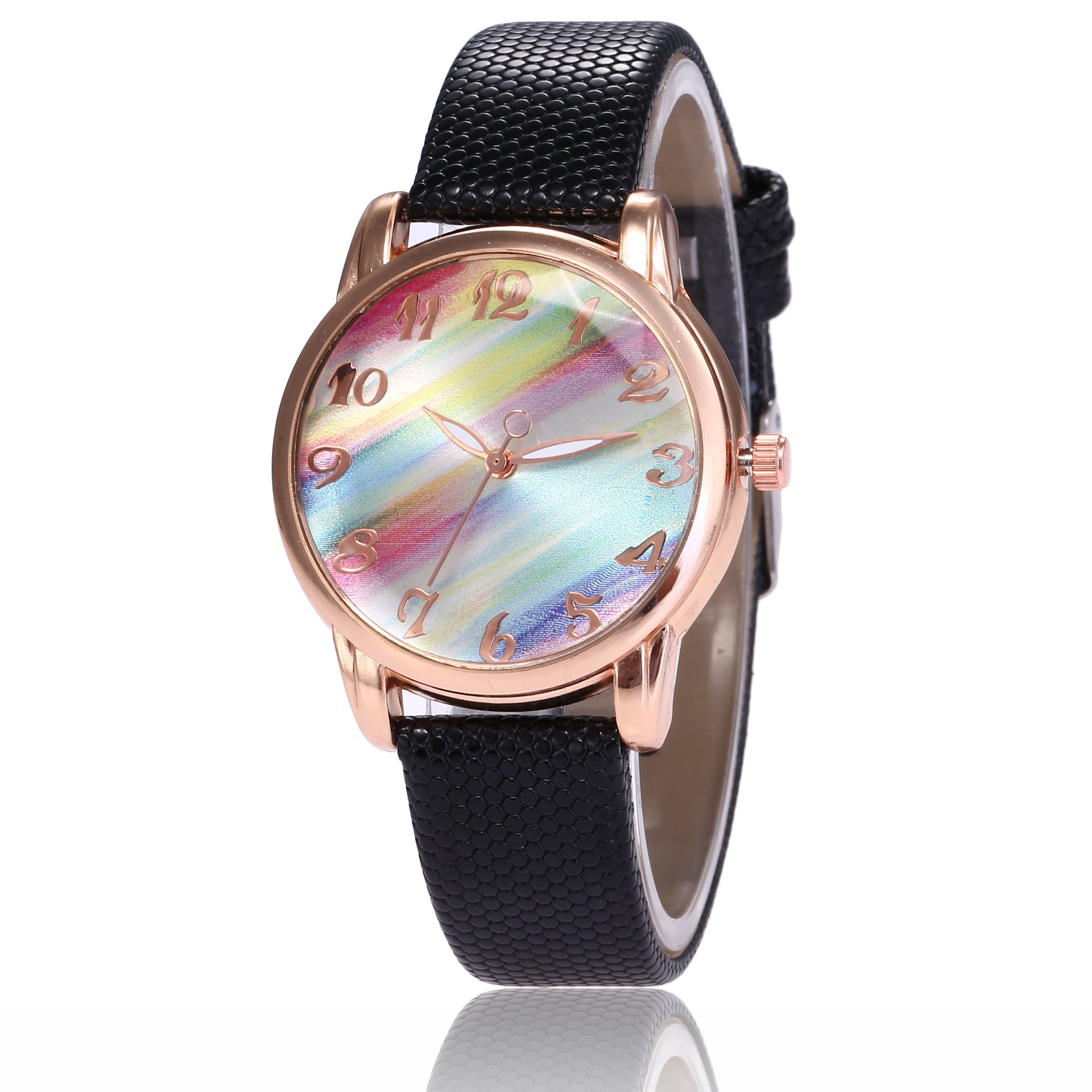 Trendy And Fashionable Rainbow Face Women's Watch