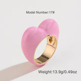Original Design Color Three-dimensional Enamel Ring