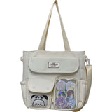 Japanese Handbag Large Capacity Student Class Tote Bag Campus Bag