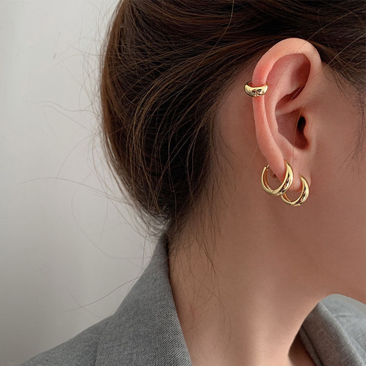 Women's Retro Minimalist Design Water Drop Earrings
