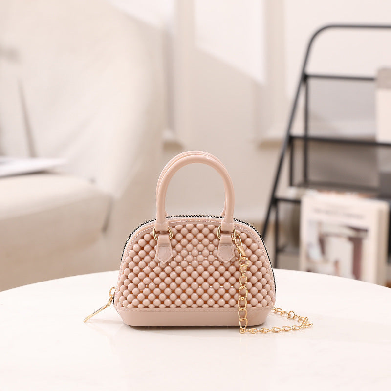 Korean Style Fashion Hollowed-out Jelly Shell Bag