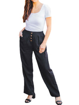 High Waist Temperament Commuting Figure Flattering All-matching Women's Wear Pencil Pants