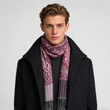 2pcs Glamorous Dinner Accessory Rich Jacquard Texture Catches Light Evening Jacquard Scarf,Luxe Look For Evening Wear,Scarf,vacation,daily Life,evening Party,Office Appropriate Subtlety For Women Men