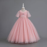 Wedding Dress Half Sleeve Princess Dress