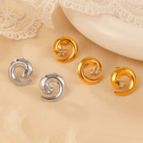 Niche Personality Spiral Twist Design Ring