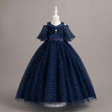 Wedding Dress Half Sleeve Princess Dress