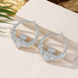 Exaggerated Super Love Candy Round Ring Earrings