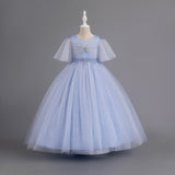 Wedding Dress Half Sleeve Princess Dress