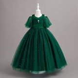 Wedding Dress Half Sleeve Princess Dress