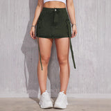 Fashion Personality All-matching Jeans Short Skirt For Women