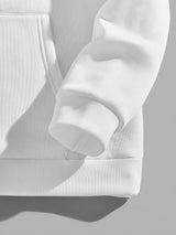 Printed Long Sleeve Hooded Loose Women's Sweater