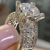 Silver Fashion Female Ring Engagement