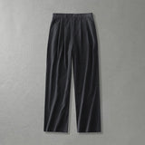 Cotton Linen Pants Men's Autumn Loose Straight