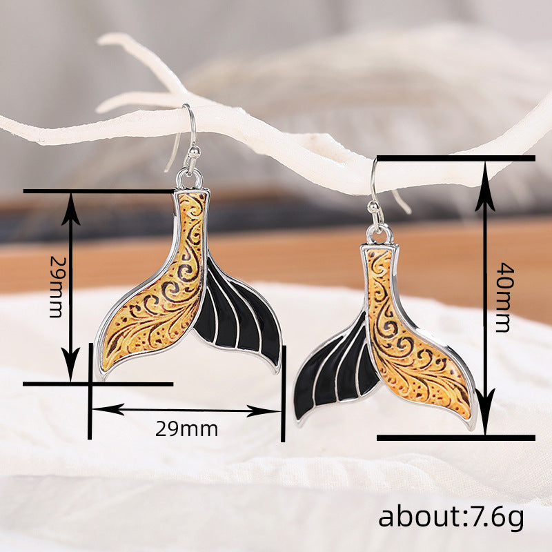 Women's Fashion Personalized New Fishtail Earrings