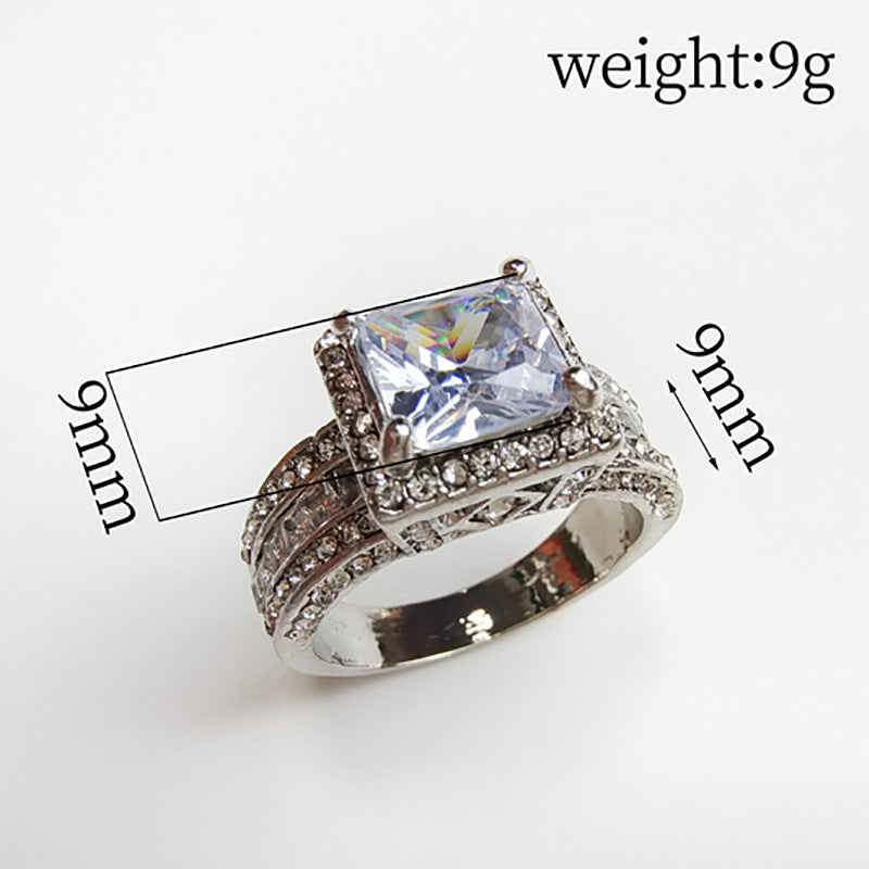 Silver Fashion Female Ring Engagement