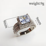Silver Fashion Female Ring Engagement