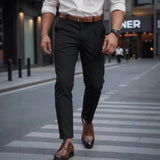 Men's Business Trousers Men's Straight Casual Pants