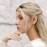 Exaggerated Twist Earrings Twist C Word Trendy Unique