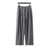 Cotton Linen Pants Men's Autumn Loose Straight