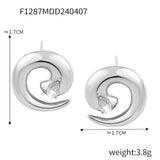 Niche Personality Spiral Twist Design Ring