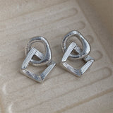 European And American Retro Circle Pendant Earrings