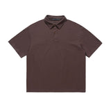 Small Neckline Loose Men's T-shirt Summer Black