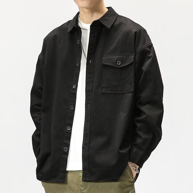 Casual Long Sleeve Shirt Cardigan Jacket