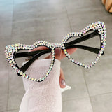 Female Cute Cat Eye Heart-shaped Sun Glasses