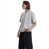 Retro Summer Zipper Short Sleeve