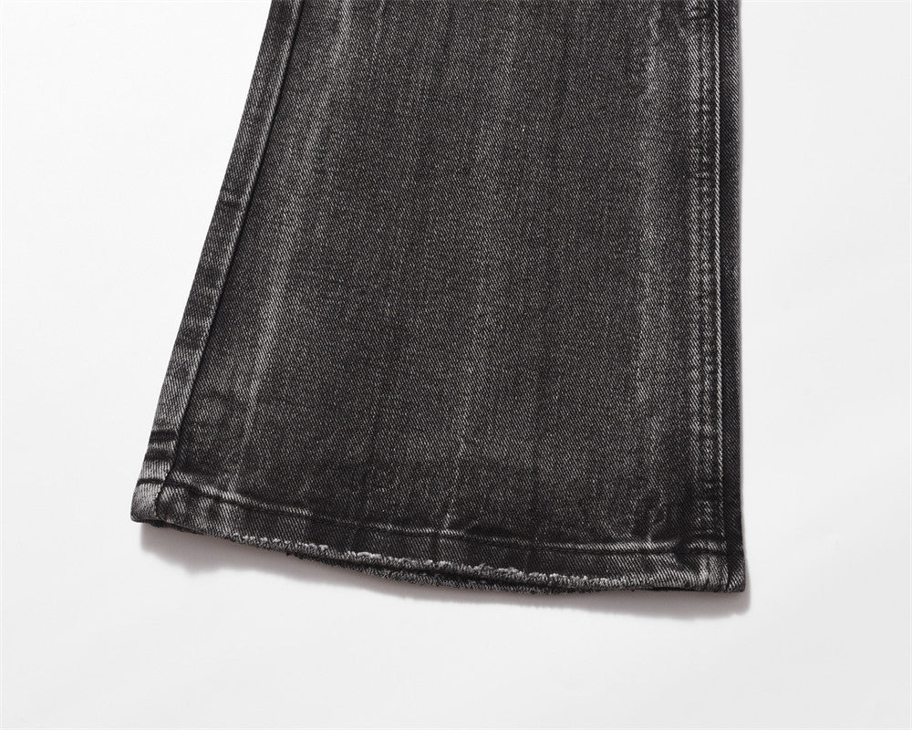 Distressed Wide-leg Jeans For Men
