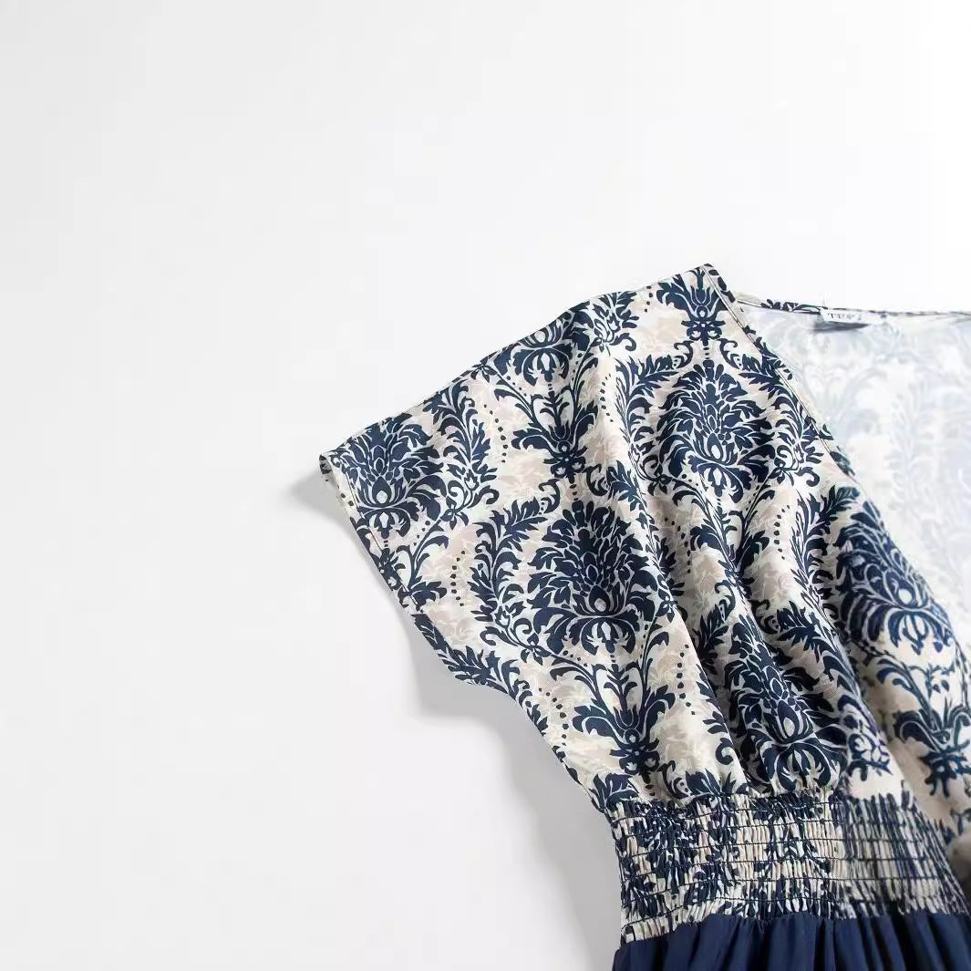 Fashion Elegant New Women's Clothing Temperament Printed Mini Dress