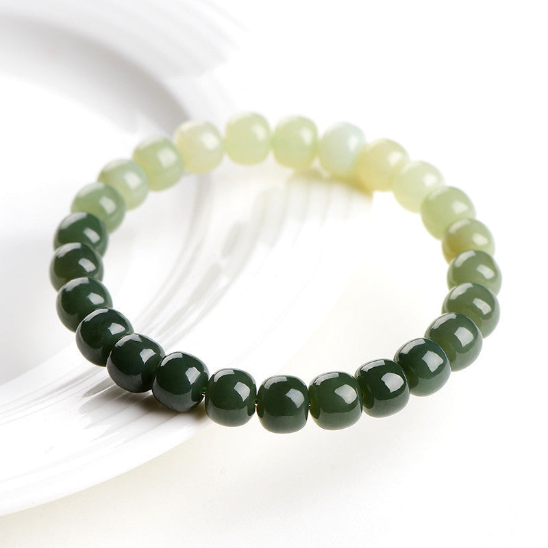 Natural Hetian Sunny Water Gradient Bracelet