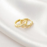 New Trendy Temperament Interwoven Earrings Female Fashion Personality Hemp Rope Earclip Earrings