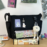 Canvas Handbag Casual All-match Waterproof Lightweight Crossbody Bag