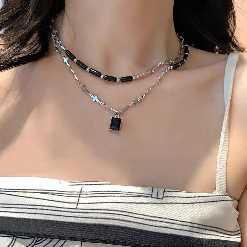 Summer High-end Design Niche Pendant Collarbone Chain