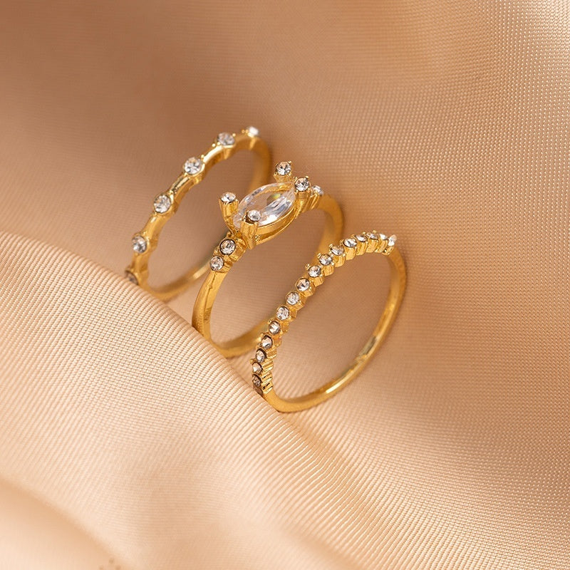 Zircon Ring High-grade Fashion Diamond