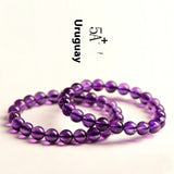 Natural Amethyst Scattered Beads Uruguay Bracelet