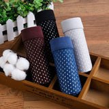 Men's Boxer Plus Size Ice Silk See Through Breathable Mesh Thin Boxer Shorts