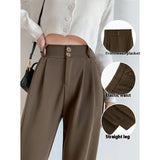 High Waist Drooping High-grade Suit Pants