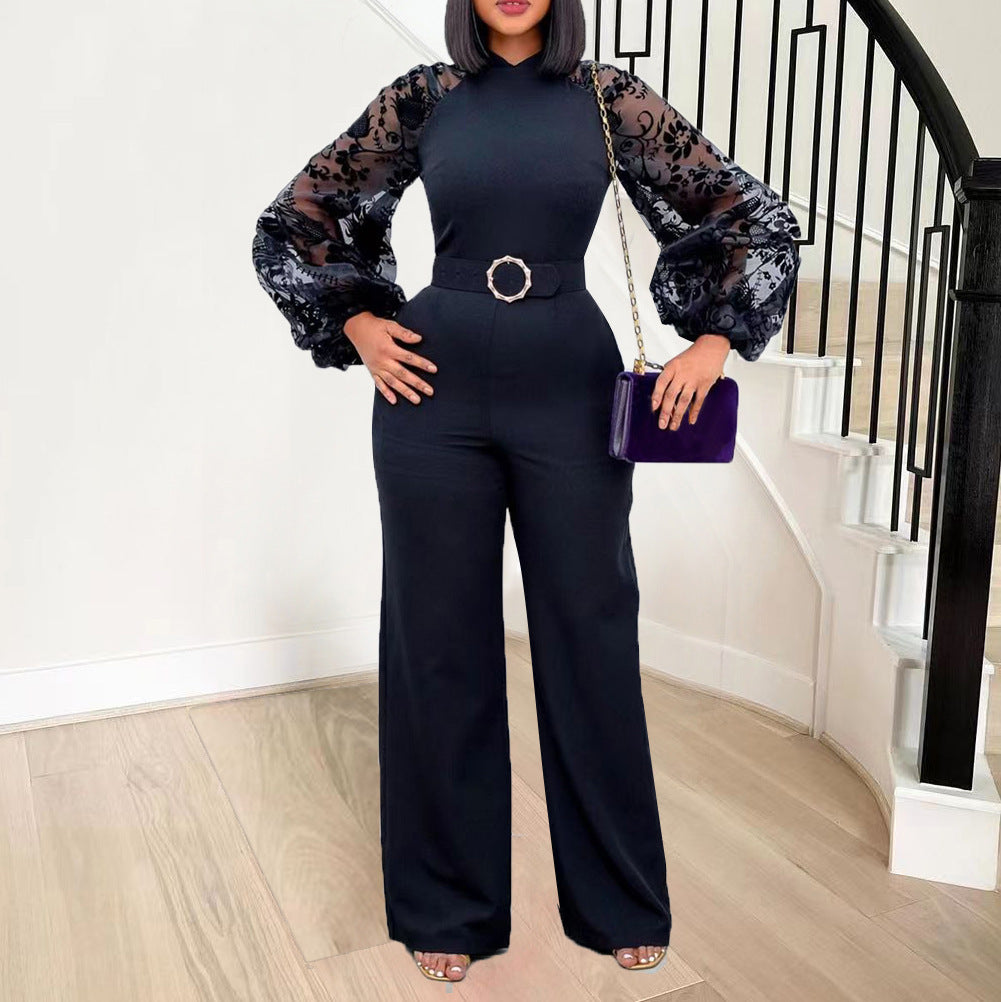 African Wide Leg European And American Jumpsuit