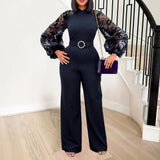 African Wide Leg European And American Jumpsuit