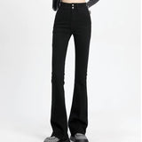 Retro American Slightly Flared Jeans Women