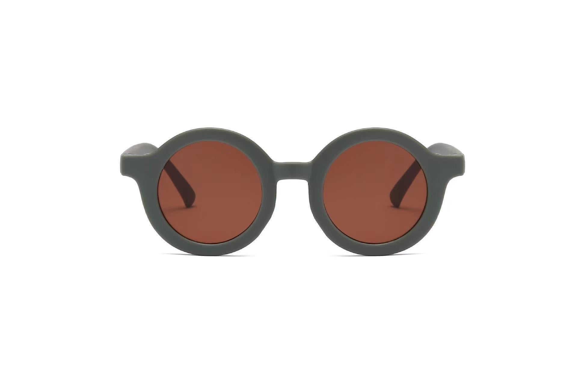 Children's Sunglasses Vintage Round Frame Sun Glasses